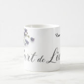 L'Art de Vivre Minimalist French Typography コーヒーマグカップ (中央)