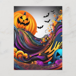 L'art d'Halloween ポストカード