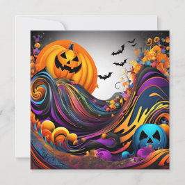 L'art d'Halloween 招待状