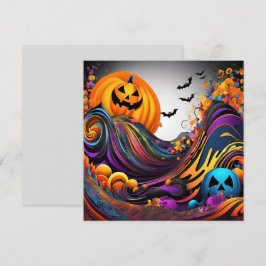 L'art d'Halloween 招待状