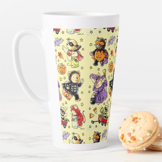 L'Art du Latte : Une Tasse de Bonheur" カフェラテマグ (インサイチュ)