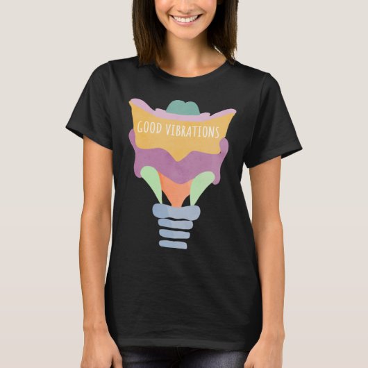 Larynx Pun Good Vibrations Tシャツ (正面)