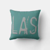 LASエアポートグランジタイポグラフィ クッション (裏面)