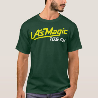 LAs魔法106 FMレトロDefunctラジオ局 Tシャツ