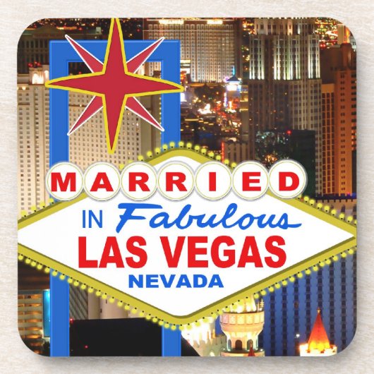 LAS 結婚したVEGASコースター コースター (正面)
