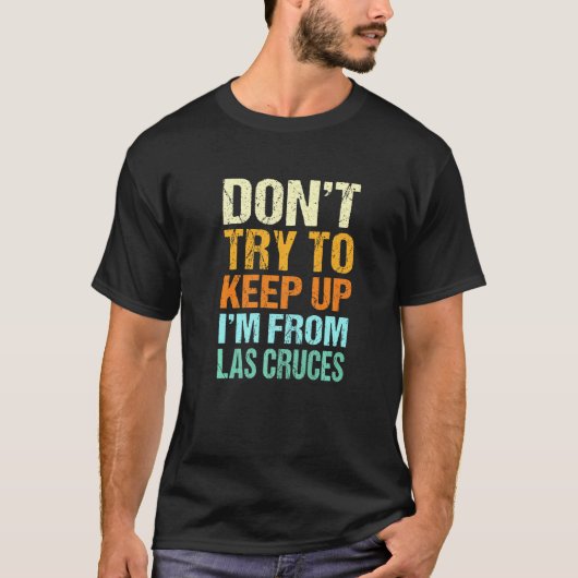 Las Crucesニュー保メキシユーモアを試みない Tシャツ (正面)