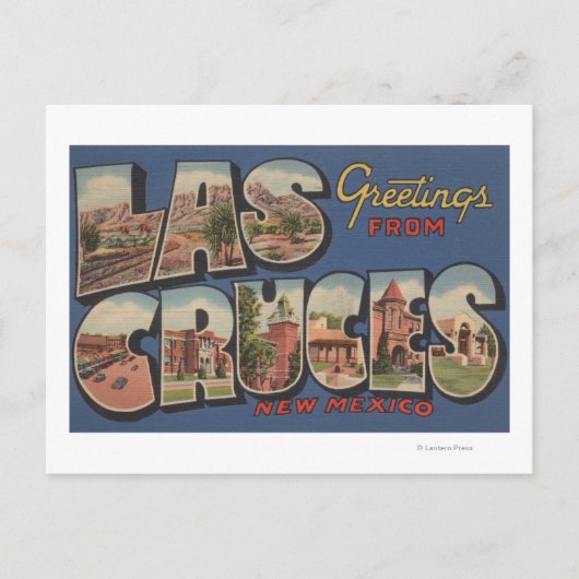 Las Cruces, New Mexico – ラスレターシーン ポストカード (正面)