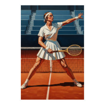 L'AS DU TENNIS (The Tennis Ace) -オリジナルアートDec