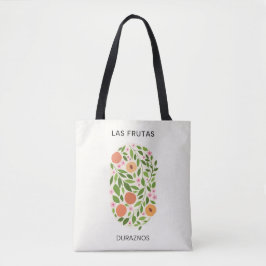 Las Frutas: Duraznos – ピーチマーケット トートバッグ