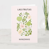 Las Frutas: Manzanas - Apple Market カード (正面)