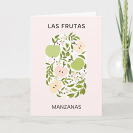 Las Frutas: Manzanas - Apple Market カード