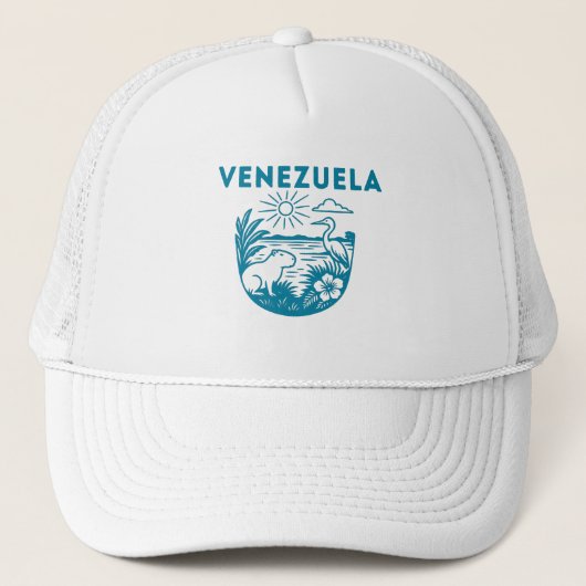 Las Llanuras Venezolanas – Diseño Vintage Vzla. キャップ (正面)