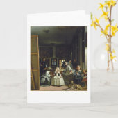 Las Meninasかフィリップの家族IV、c.1656 カード (黄色い花)