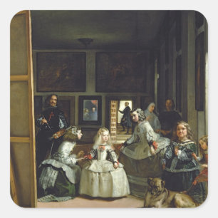 Las Meninasかフィリップの家族IV、c.1656 スクエアシール