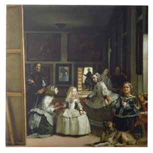 Las Meninasかフィリップの家族IV、c.1656 タイル