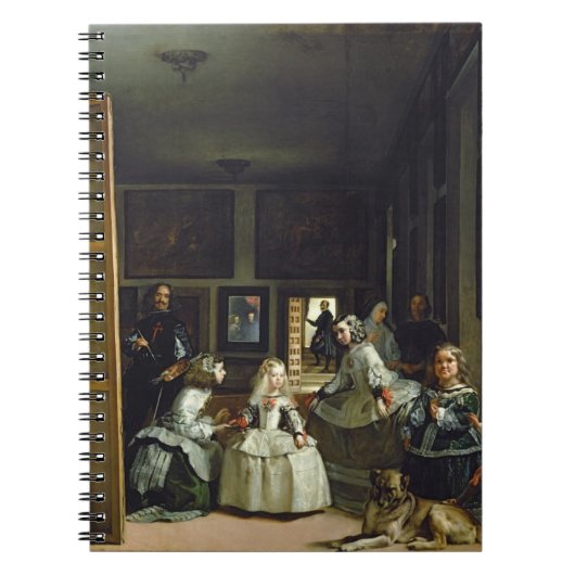 Las Meninasかフィリップの家族IV、c.1656 ノートブック (正面)