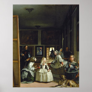 Las Meninasかフィリップの家族IV、c.1656 ポスター