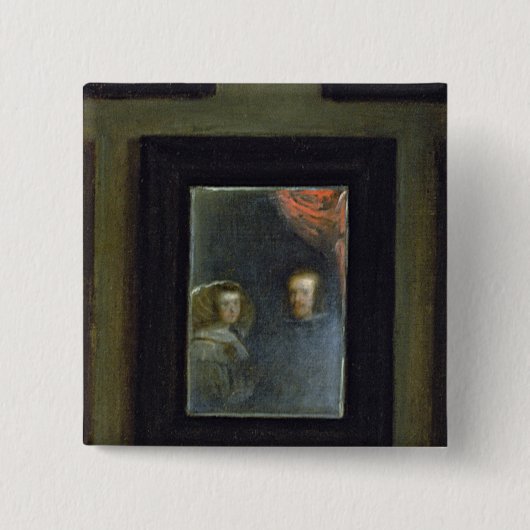 Las Meninasかフィリップの家族IV、c.1656 缶バッジ (正面)