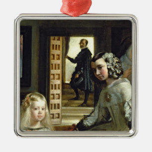 Las Meninasかフィリップの家族IV、c.1656 2 メタルオーナメント