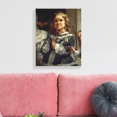 Las Meninasまたはフィリップ4世の家族, c.1656 キャンバスプリント (インサイチュ (リビング))