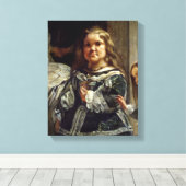 Las Meninasまたはフィリップ4世の家族, c.1656 キャンバスプリント (インサイチュ (ウッドフロア))