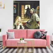 Las Meninasまたはフィリップ4世の家族, c.1656 キャンバスプリント (インサイチュ (リビング))