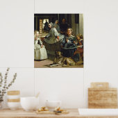 Las Meninasまたはフィリップ4世の家族， c.1656 ポスター (キッチン)