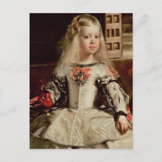 Las Meninasまたはフィリップ4世の家族， c.1656 ポストカード (正面)