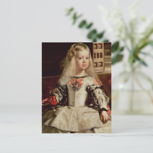 Las Meninasまたはフィリップ4世の家族， c.1656 ポストカード (スタンド正面)