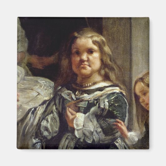 Las Meninasまたはフィリップ4世の家族， c.1656 マグネット (正面)