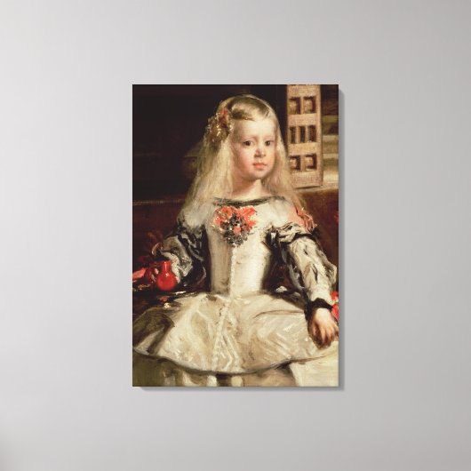 Las Meninasまたはフィリップ4世の家族， c.1656 2 キャンバスプリント (正面)