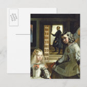 Las Meninasまたはフィリップ4世の家族, c.1656 2 ポストカード (正面/裏面)
