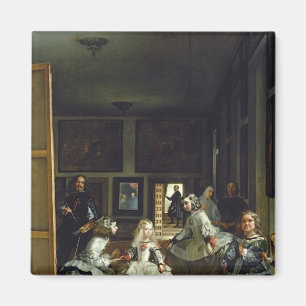 Las Meninasまたはフィリップ4世の家族, c.1656 2 マグネット