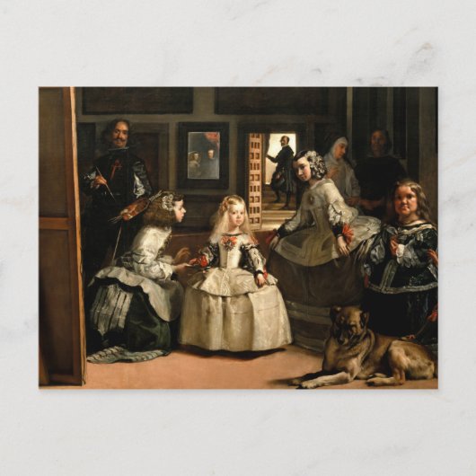 Las Meninas, 1656 by Diego Velazquez ポストカード (正面)