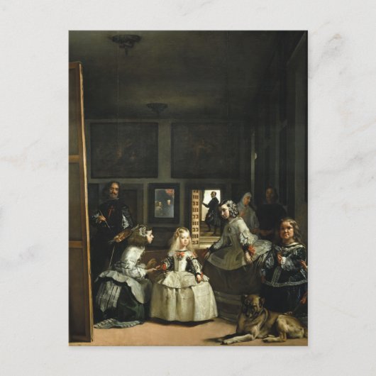 Las Meninas Diego Velázquez Fine Art ポストカード (正面)