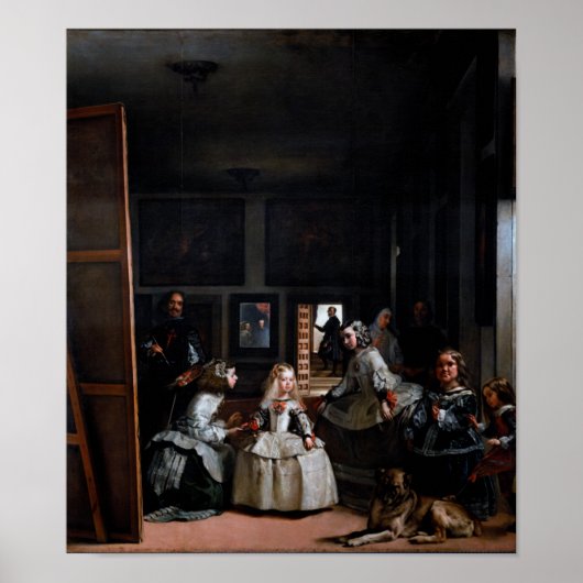 Las Meninas, The Diego Velazquezメイド・オブ・オーナー(花嫁付き添い ポスター (正面)