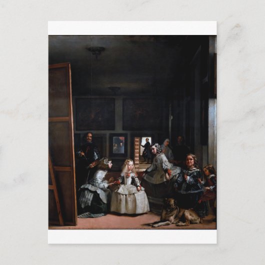 Las Meninas, The Diego Velazquezメイド・オブ・オーナー（花嫁付き添い ポストカード (正面)