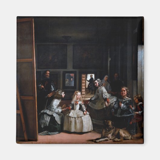 Las Meninas, The Diego Velazquezメイド・オブ・オーナー(花嫁付き添い マグネット (正面)