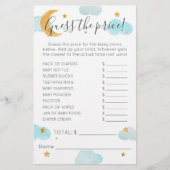 Las nubes Baby Shower de Moon & Stars adivinan el  (正面)