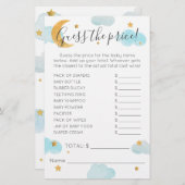 Las nubes Baby Shower de Moon & Stars adivinan el  (正面/裏面)