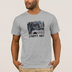 Las Palmasのジプシーの女性車の通りの芸術 Tシャツ