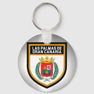 Las Palmas de Gran Canariaの旗 キーホルダー