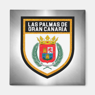 Las Palmas de Gran Canariaの旗 マグネット