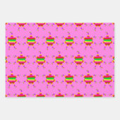 Las Posadas Piñata Star Festive Mexican Christmas ラッピングペーパーシート (正面2)