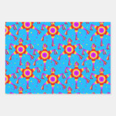 Las Posadas Piñata Star Festive Mexican Christmas ラッピングペーパーシート (正面)