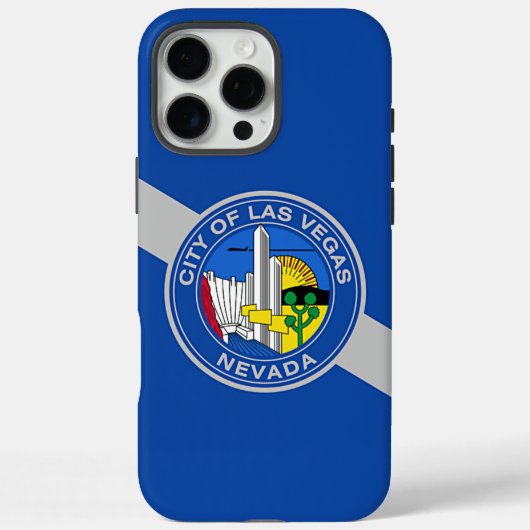 Las Vegas市旗のApple iPhone 16 Pro Maxケース Case-Mate iPhoneケース (裏面)