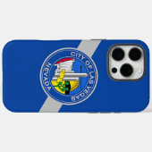 Las Vegas市旗のApple iPhone 16 Pro Maxケース Case-Mate iPhoneケース (裏面 (横))