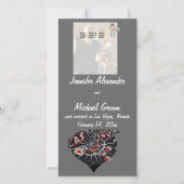 Las Vegas結婚した写真のお知らせ 案内状 (正面)