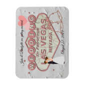 Las Vegas結婚 Photo Magnetに掲載 マグネット (縦)