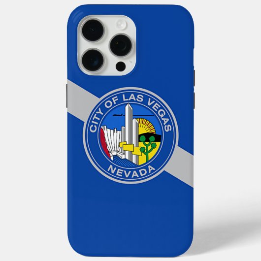 Las Vegas フラッグ Apple iPhone 15 Pro Max ケース Case-Mate iPhoneケース (裏面)